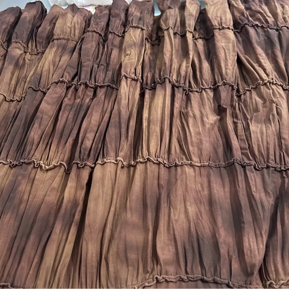 Tribal Crinkle Tie Dye Maxi Skirt - Picture 8 of 11